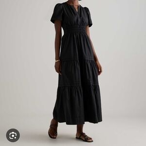 Quince Black Maxi Dress